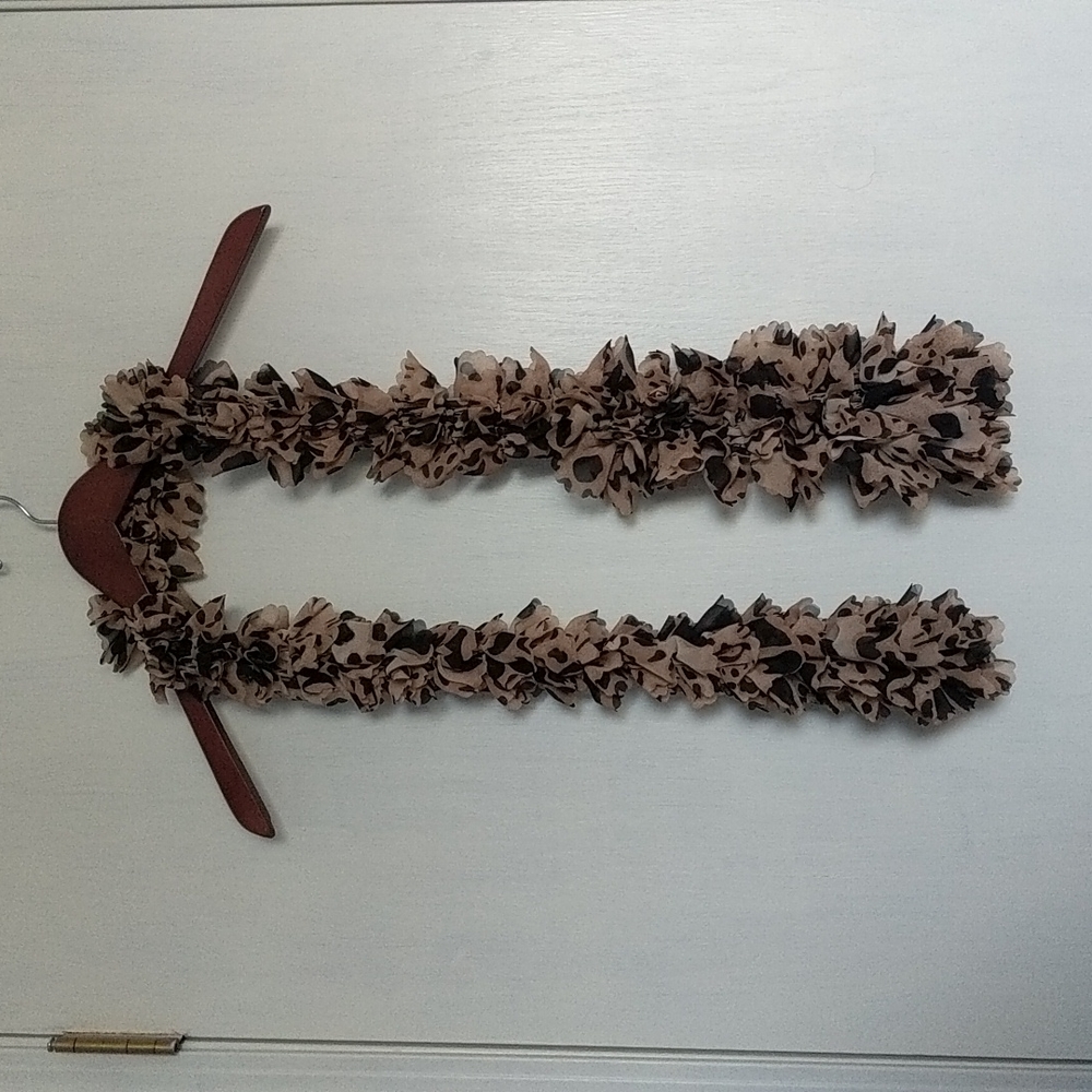Animal print scarf